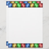 バレンタカラフルンの日のハート文素朴具 (正面/裏面)