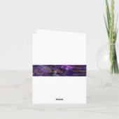 バレンタニお洒落ーの花カード シーズンカード (裏面)