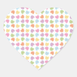 バレンタニカラフルンキャンディハートランチョンマットホリデー ハートシール