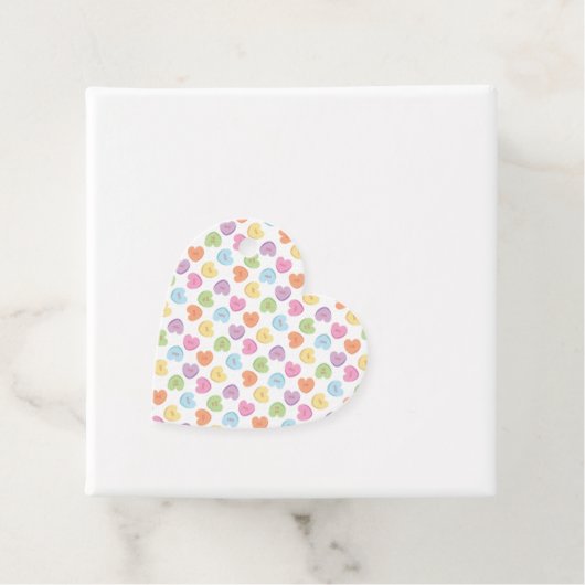 バレンタニカラフルンキャンディハートランチョンマットホリデー フェイバータグ (インサイチュ)