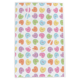 バレンタニカラフルンキャンディハートランチョンマットホリデー ミディアムペーパーバッグ