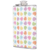 バレンタニカラフルンキャンディハート紙コースターマグ フラスク (左)