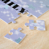 バレンタニパーソナライズされたーラブルカップルJigsawパズル ジグソーパズル (側面)