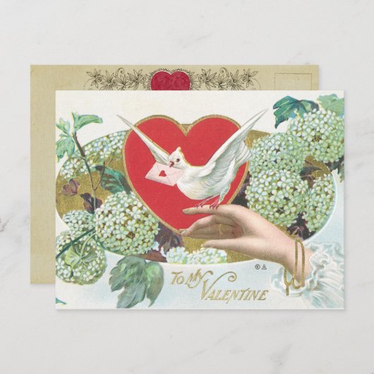 バレンタニビクトリアンーはがき シーズンポストカード (正面/裏面)