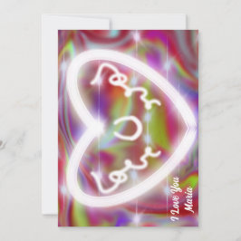 バレンタニユニークー抽象芸術カラフルと鮮やかなカード シーズンカード