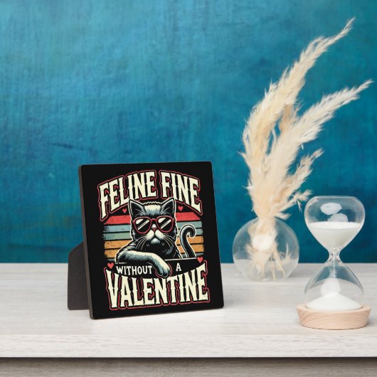バレンタニ素晴らしー猫アンチのない猫 フォトプラーク (インサイチュ)