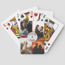 バレンタパーソナライズされたイン写真のコラージュと名前