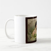 バレンタビクトリアンンの愛の質問への贈り物 コーヒーマグカップ (左)