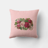 バレンタビクトリアンンハート枕 クッション (裏面)