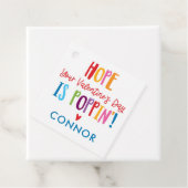 バレンタポップ・アートのーイウィズキッズバレンタインメッセージカード フェイバータグ (インサイチュ)