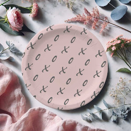 バレンタモダンンの日 ペーパープレート