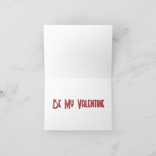 バレンタ不気味イの猫と血 シーズンカード (内部)