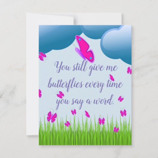 バレンタ与えイン引用文 シーズンカード (正面)