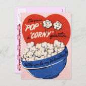 バレンタ子供へン シーズンポストカード (正面/裏面)