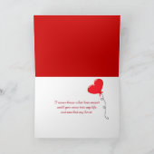 バレンタ絵を描イバタフライホリデーカード シーズンカード (内部)