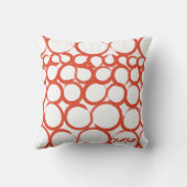 バレンタ絵を描インXOXO クッション (裏面)