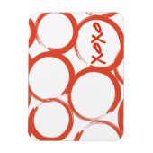 バレンタ絵を描ンXOXO マグネット (縦)