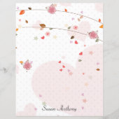 バレンタ葉ンハート花フィギュア紙 (正面)