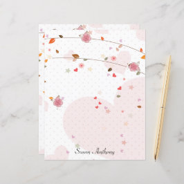 バレンタ葉ンハート花フィギュア紙