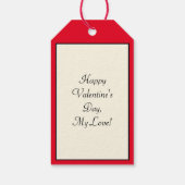 バレンタ親愛ン ギフトタグ (裏面)