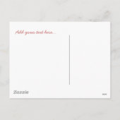 バレンタ飛んでいるーラブバード シーズンポストカード (裏面)