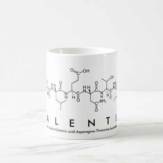 バレンチンペプチド名mug コーヒーマグカップ (中央)