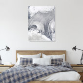 バレンツ海の上の珍しい雲の形成 キャンバスプリント (インサイチュ (寝室))