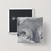 バレンツ海の上の珍しい雲の形成 缶バッジ (正面&裏面)