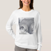 バレンツ海の上の珍しい雲の形成 Tシャツ (正面)