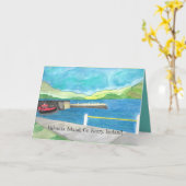 バレンティアイランドセントパトリックの日 カード (黄色い花)