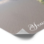 バレンティインスパイアンデー – ハート型フラワーレイ ポスター (角)