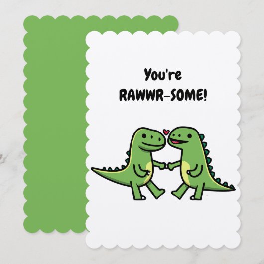 バレンティネス恐竜 (正面/裏面)