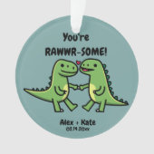 バレンティネス恐竜 オーナメント (正面)