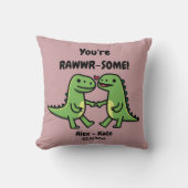 バレンティネス恐竜 クッション (正面)