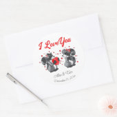 バレンティネス・ラクーン ラウンドシール (封筒)