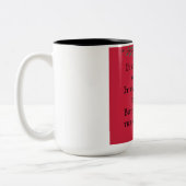 「バレンティム」のマグカップではない ツートーンマグカップ (左)