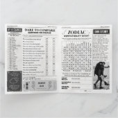 バレンティユニークンズデイカード、カップル新聞ギフト カード (内部)