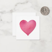 バレンティンの日のグリーティングカード ノートカード (正面/裏面インサイチュ)