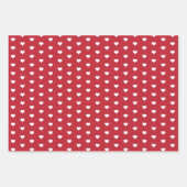 バレンティンの日のハートパターンラッピング紙シート ラッピングペーパーシート (正面2)