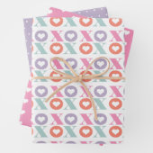 バレンティンの日のハートパターンラッピング紙シート ラッピングペーパーシート (インサイチュ)