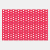 バレンティンの日のハートパターンラッピング紙シート ラッピングペーパーシート (正面2)