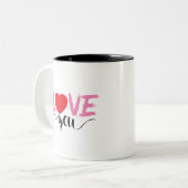 バレンティンの日 ツートーンマグカップ (正面左)