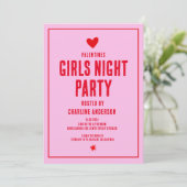 バレンティンガールズナイトパーティー 招待状 (スタンド正面)