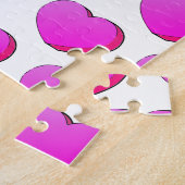バレンティンキャンディハートスケッチ ジグソーパズル (側面)