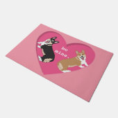 バレンティンズデイコルギ ドアマット (アングル)