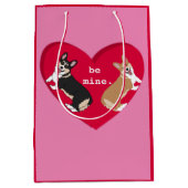 バレンティンズデイコルギ ミディアムペーパーバッグ (正面)