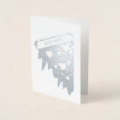 バレンティンズデイシルバーグレーピザ 箔カード (正面)