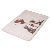 バレンティンズデイビーグルドッグス バスマット (アングル)