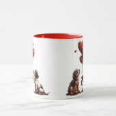 バレンティンズデイビーグルドッグス マグカップ (中央)