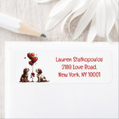 バレンティンズデイビーグルドッグス ラベル (インサイチュ)